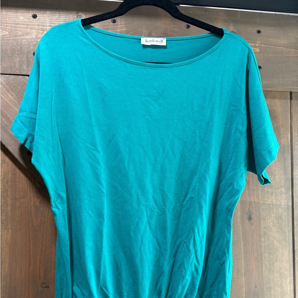 Kettlewell Eliza Top, size small True Teal Autumn Summer